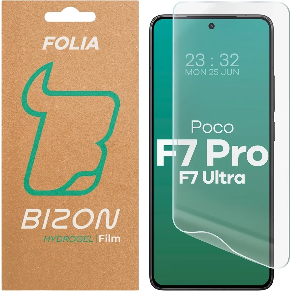 Folia hydrożelowa na ekran Bizon Glass Hydrogel Front do Xiaomi POCO F7 Pro / F7 Ultra