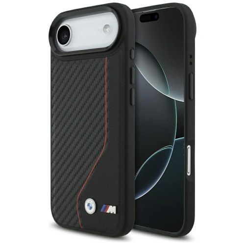 Etui BMW M Carbon Line & Logo MagSafe do Apple iPhone Air czerwony