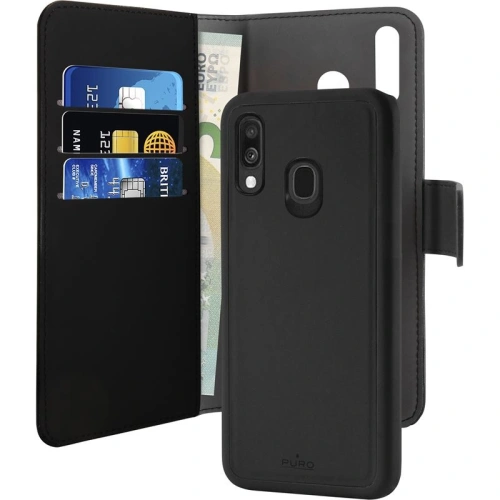 Kup Samsung PURO Geldbörse Abnehmbare 2-in-1 Tasche Galaxy A40 (schwarz) - PUR070BLK - {ean13} - Sklep Home Screen