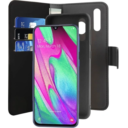 Buy PURO Wallet Detachable 2in1 Samsung Galaxy A40 (black) - PUR070BLK - {ean13} - Home Screen Store Europe