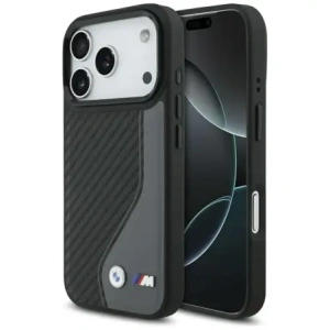 Etui BMW M Carbon Logo MagSafe do Apple iPhone 17 Pro antracyt