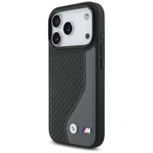 Etui BMW M Carbon Logo MagSafe do Apple iPhone 17 Pro antracyt