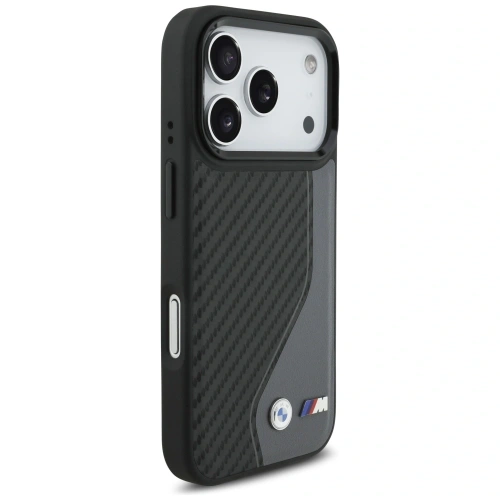 Etui BMW M Carbon Logo MagSafe do Apple iPhone 17 Pro antracyt
