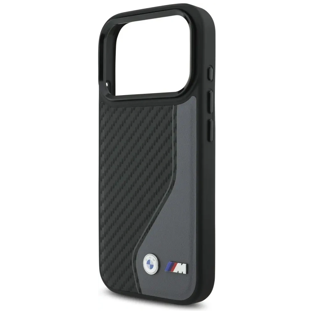 Etui BMW M Carbon Logo MagSafe do Apple iPhone 17 Pro antracyt