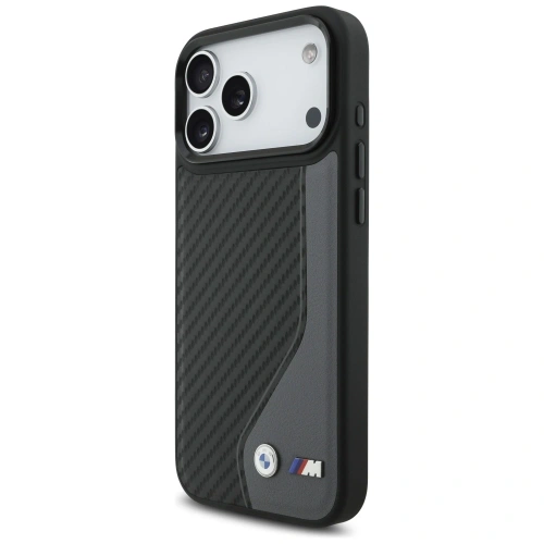 Etui BMW M Carbon Logo MagSafe do Apple iPhone 17 Pro Max antracyt