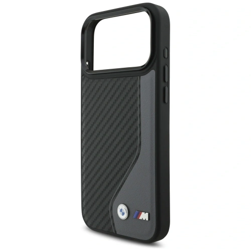 Etui BMW M Carbon Logo MagSafe do Apple iPhone 17 Pro Max antracyt