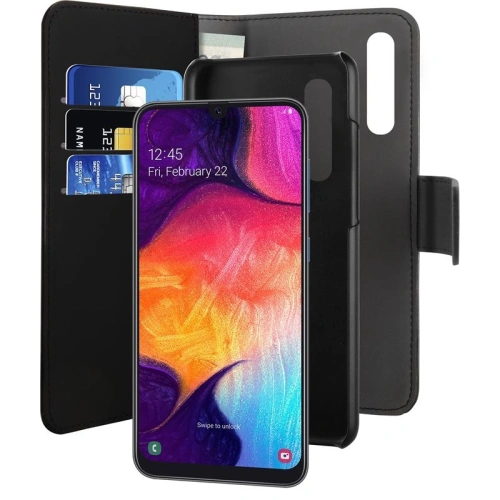 Kup Samsung PURO Geldbörse Abnehmbare 2-in-1 Tasche Galaxy A50/A50s/A30s (schwarz) - PUR071BLK - {ean13} - Sklep Home Screen