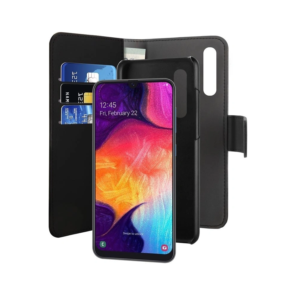 Etui PURO Wallet Detachable 2w1 Samsung Galaxy A50/A50s/A30s (czarny)