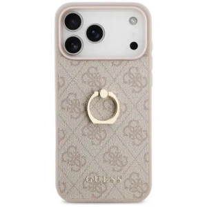 Etui Guess 4G Ring Stand do Apple iPhone 17 Pro Max różowy