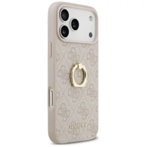 Etui Guess 4G Ring Stand do Apple iPhone 17 Pro Max różowy