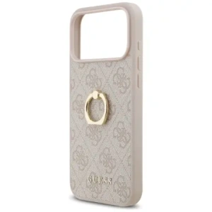 Etui Guess 4G Ring Stand do Apple iPhone 17 Pro Max różowy