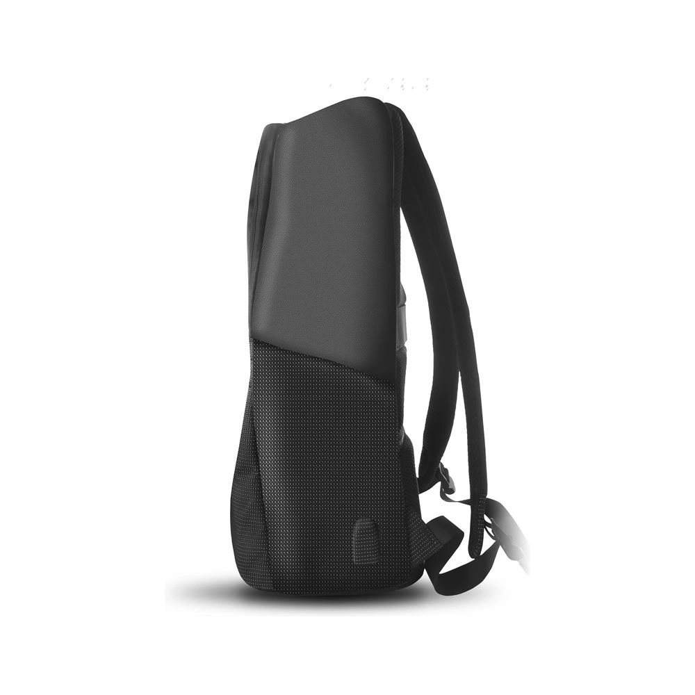 Odblaskowy plecak PURO Bynight z zewnętrzym portem USB MacBook Pro 15 / Notebook 15.6 (czarny)