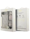 Etui Guess 4G Strass Logo & Big Strap Metal Buttons MagSafe do Apple iPhone Air różowy