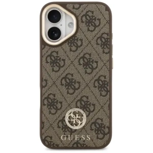 Etui Guess 4G Strass Logo MagSafe do Apple iPhone 17 brązowy