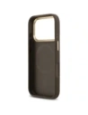 Etui Guess 4G Strass Logo MagSafe do Apple iPhone 17 Pro brązowy
