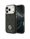 Etui Guess 4G Strass Logo MagSafe do Apple iPhone 17 Pro czarny