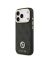 Etui Guess 4G Strass Logo MagSafe do Apple iPhone 17 Pro czarny