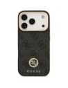 Etui Guess 4G Strass Logo MagSafe do Apple iPhone 17 Pro czarny