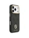Etui Guess 4G Strass Logo MagSafe do Apple iPhone 17 Pro czarny