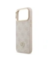 Etui Guess 4G Strass Logo MagSafe do Apple iPhone 17 Pro Max różowy