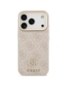 Etui Guess 4G Strass Logo MagSafe do Apple iPhone 17 Pro różowy