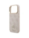 Etui Guess 4G Strass Logo MagSafe do Apple iPhone 17 Pro różowy