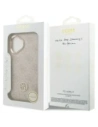 Etui Guess 4G Strass Logo MagSafe do Apple iPhone 17 różowy