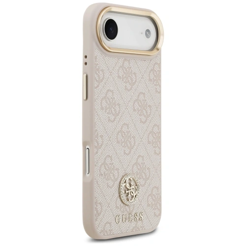 Etui Guess 4G Strass Logo MagSafe do Apple iPhone Air różowy