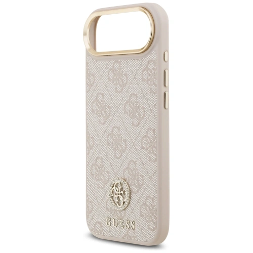 Etui Guess 4G Strass Logo MagSafe do Apple iPhone Air różowy