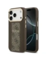 Etui Guess 4G Stripe MagSafe do Apple iPhone 17 Pro brązowy