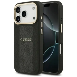 Etui Guess 4G Stripe MagSafe do Apple iPhone 17 Pro czarny