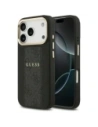 Etui Guess 4G Stripe MagSafe do Apple iPhone 17 Pro czarny