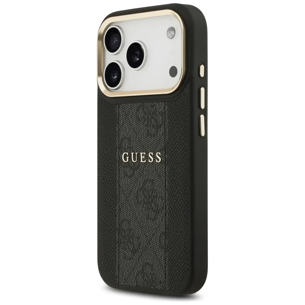 Etui Guess 4G Stripe MagSafe do Apple iPhone 17 Pro czarny