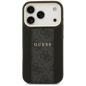 Etui Guess 4G Stripe MagSafe do Apple iPhone 17 Pro czarny