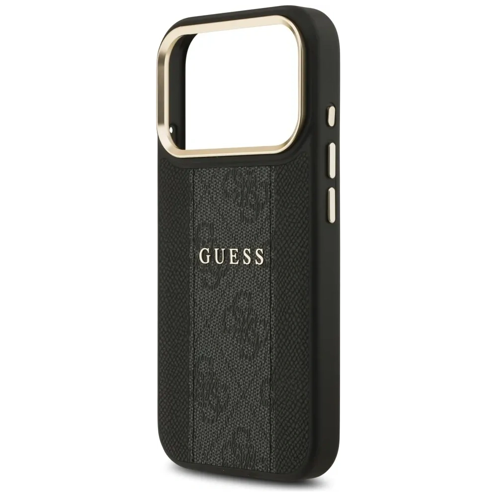 Etui Guess 4G Stripe MagSafe do Apple iPhone 17 Pro czarny