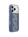Etui Guess 4G Stripe MagSafe do Apple iPhone 17 Pro niebieski
