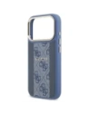 Etui Guess 4G Stripe MagSafe do Apple iPhone 17 Pro niebieski