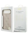 Etui Guess 4G Stripe MagSafe do Apple iPhone Air różowy