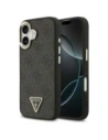 Etui Guess 4G Triangle Logo MagSafe do Apple iPhone 17 czarny złoty