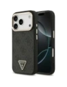 Etui Guess 4G Triangle Logo MagSafe do Apple iPhone 17 Pro czarny złoty