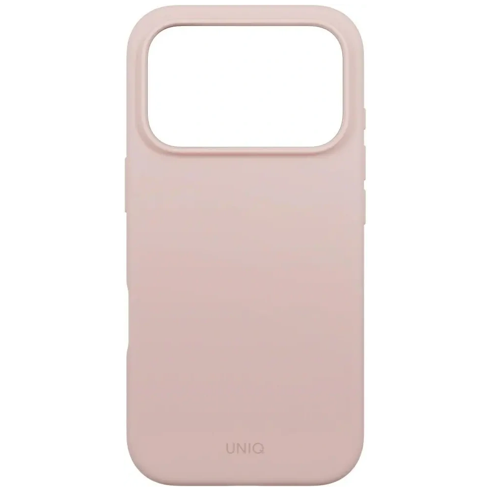 Etui UNIQ Lino do Apple iPhone 17 Pro Magclick Charging różowy