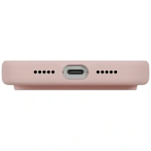 Etui UNIQ Lino do Apple iPhone 17 Pro Magclick Charging różowy