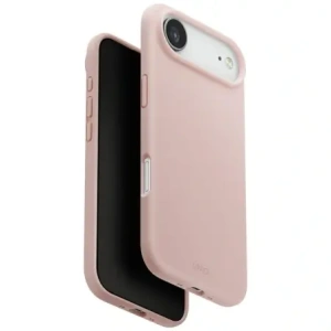 Etui UNIQ Lino do Apple iPhone Air Magclick Charging różowy
