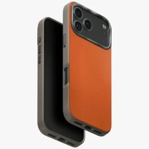 Etui UNIQ Lyden DS do Apple iPhone 17 Pro Magclick Charging pomarańczowo/szary