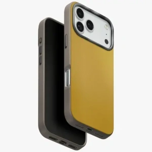 Etui UNIQ Lyden DS do Apple iPhone 17 Pro Magclick Charging żółto-szary