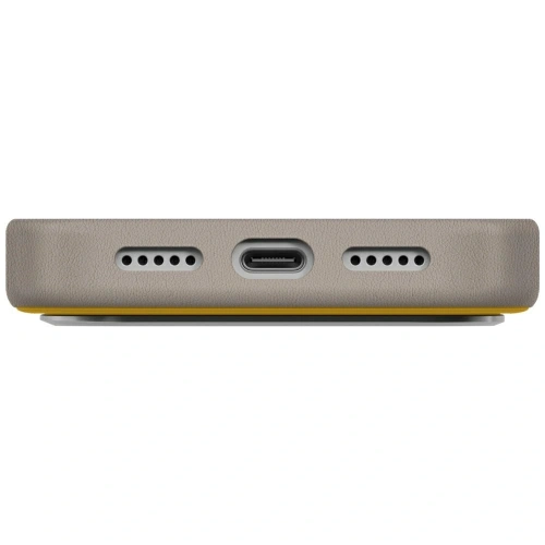 Etui UNIQ Lyden DS do Apple iPhone 17 Pro Magclick Charging żółto-szary