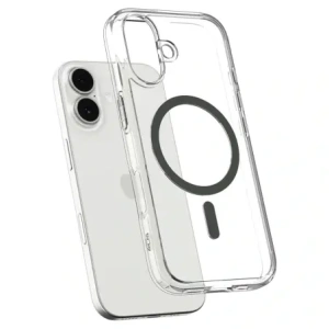 Etui Spigen Ultra Hybrid Mag MagSafe do Apple iPhone 17 Clear/graphite