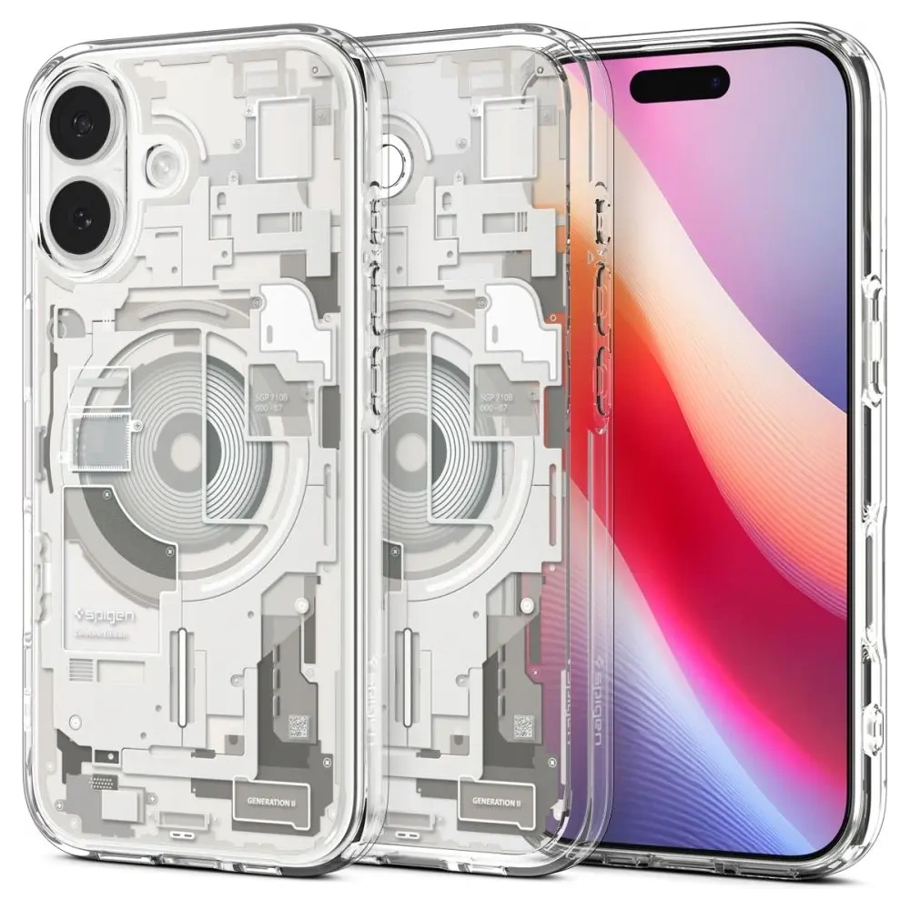 Etui Spigen Ultra Hybrid Mag MagSafe do Apple iPhone 17 Zero One Natural Titanium