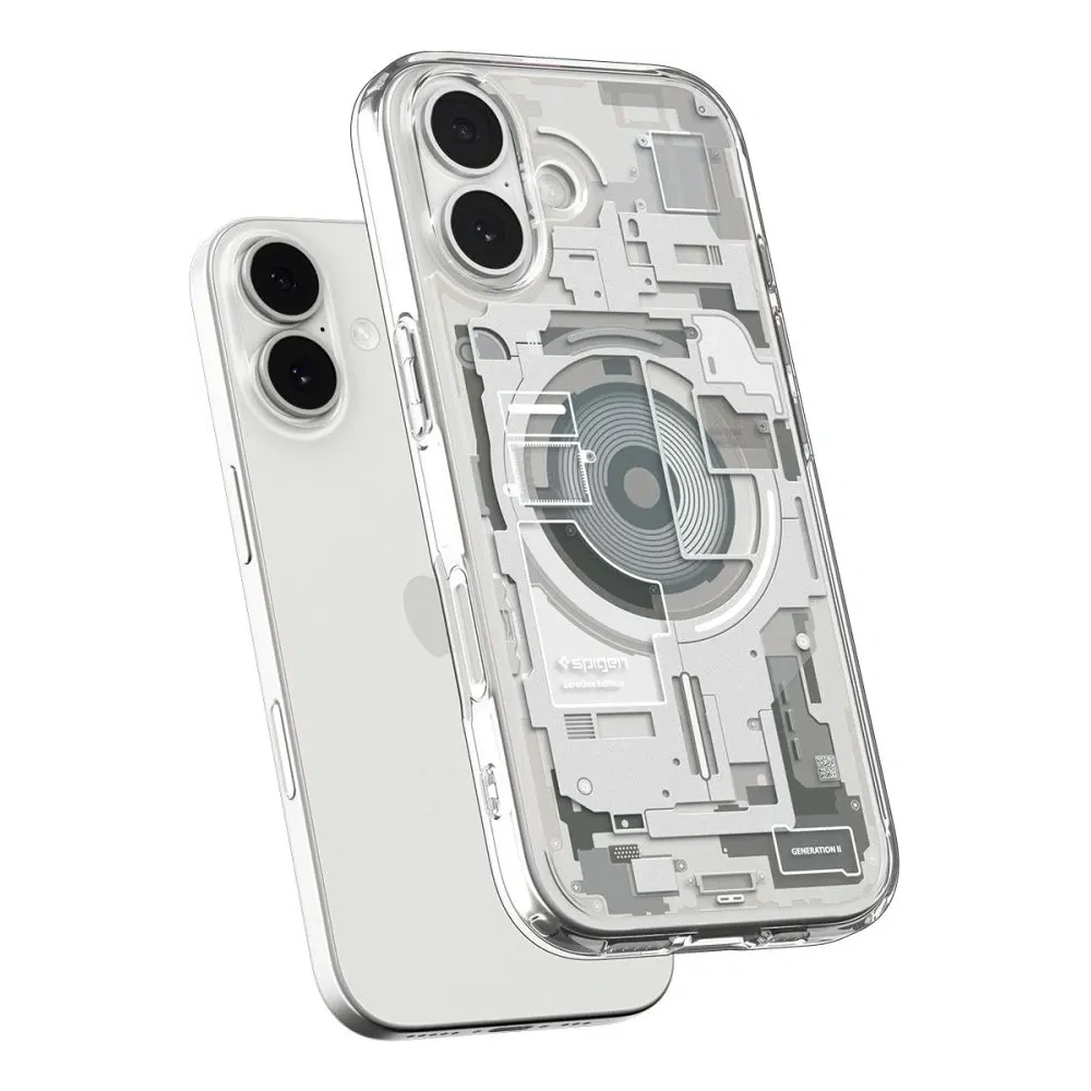 Etui Spigen Ultra Hybrid Mag MagSafe do Apple iPhone 17 Zero One Natural Titanium