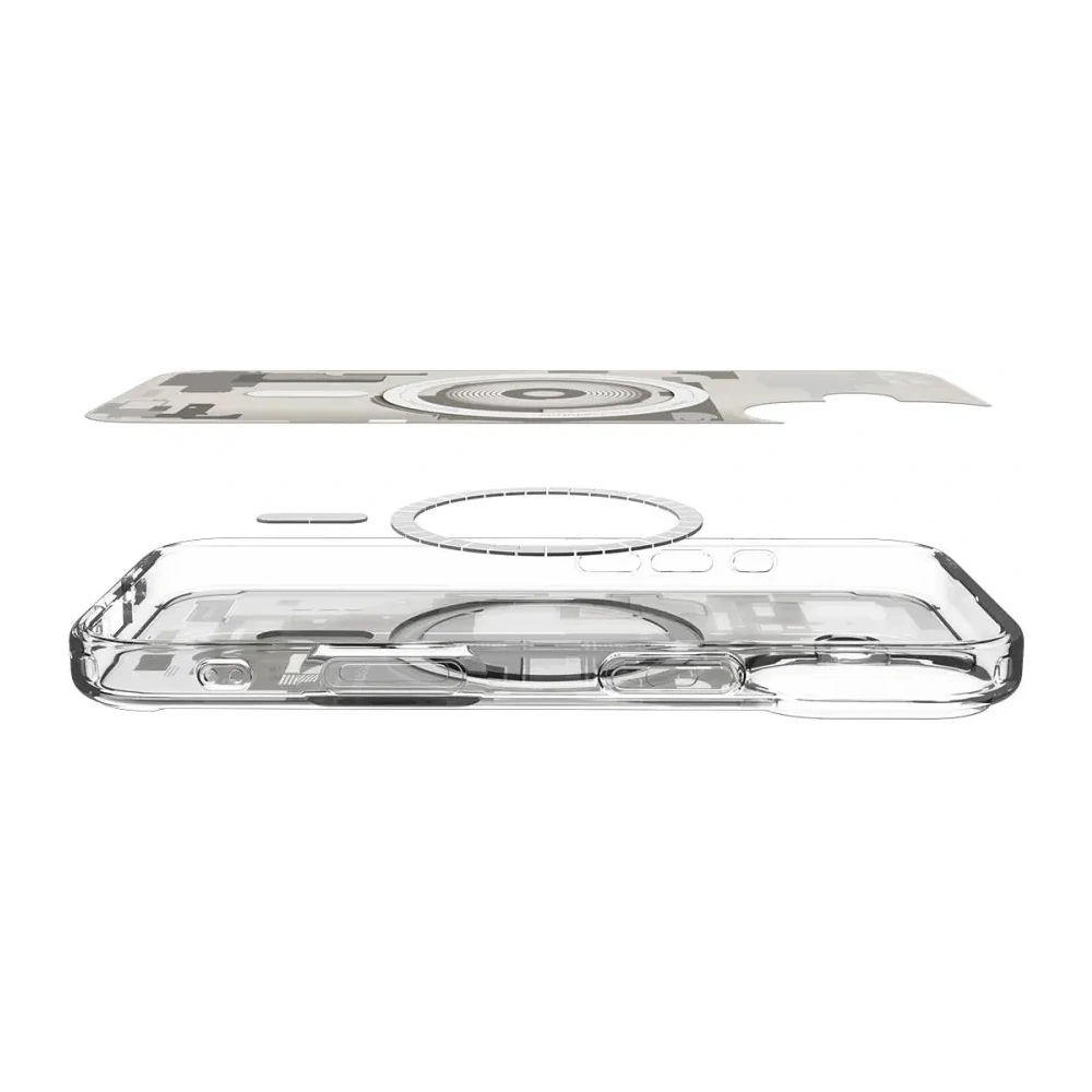 Etui Spigen Ultra Hybrid Mag MagSafe do Apple iPhone 17 Zero One Natural Titanium